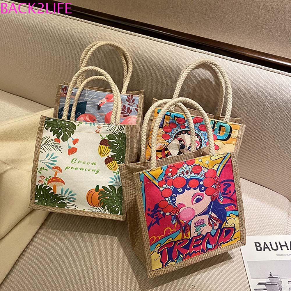 Túi Tote Đeo Vai Bằng Vải Bạt 2Life Cho Nữ