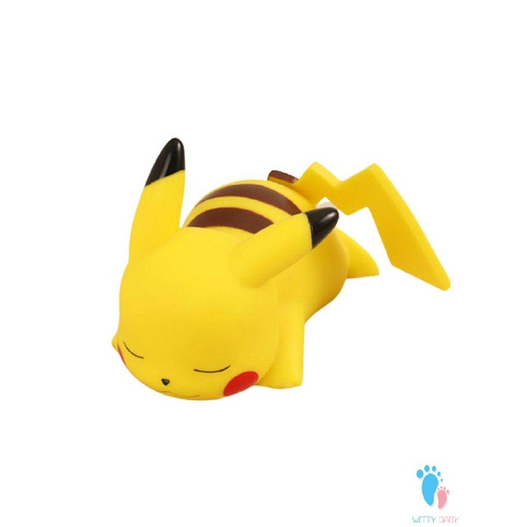 Night Light Creative Cartoon Pikachu Soft Bedroom Bedside Lamp Ornaments Luminous Toys Children's Birthday Gifts