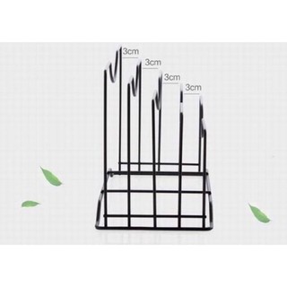 🛑FREESHIP🛑 Combo 5 Kệ để dao, thớt đen cao cấppp
