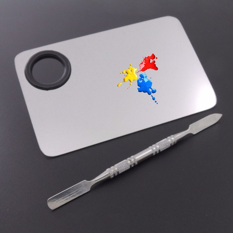 Bảng Pha Màu Kem Nền , Màu Mắt , Son + tặng kèm que trộn