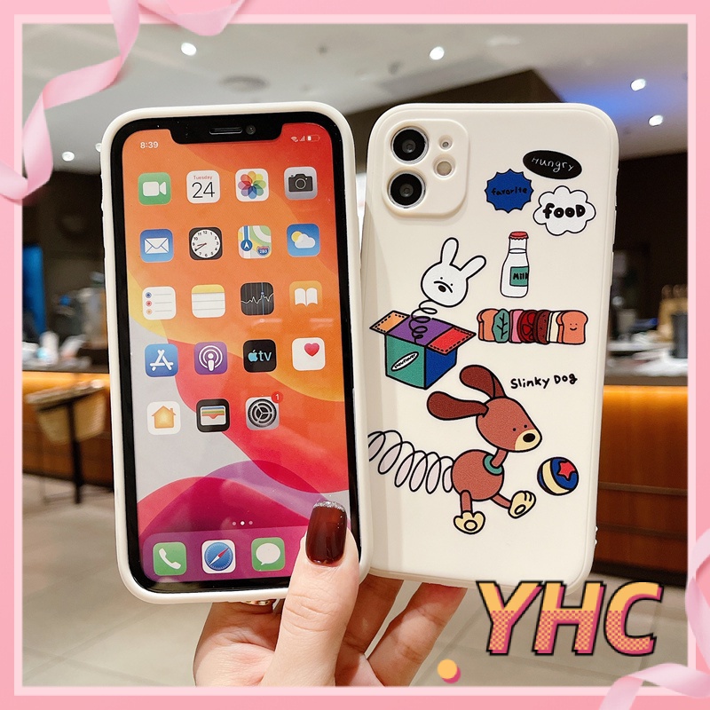 ốp iphone TPU Họa Tiết Kẻ Ô Cún Dễ Thương tương thích iPhone 6s 6splus 7 7plus 8 8plus X XS XSMAX 11 12 Pro Max Plus Promax-968