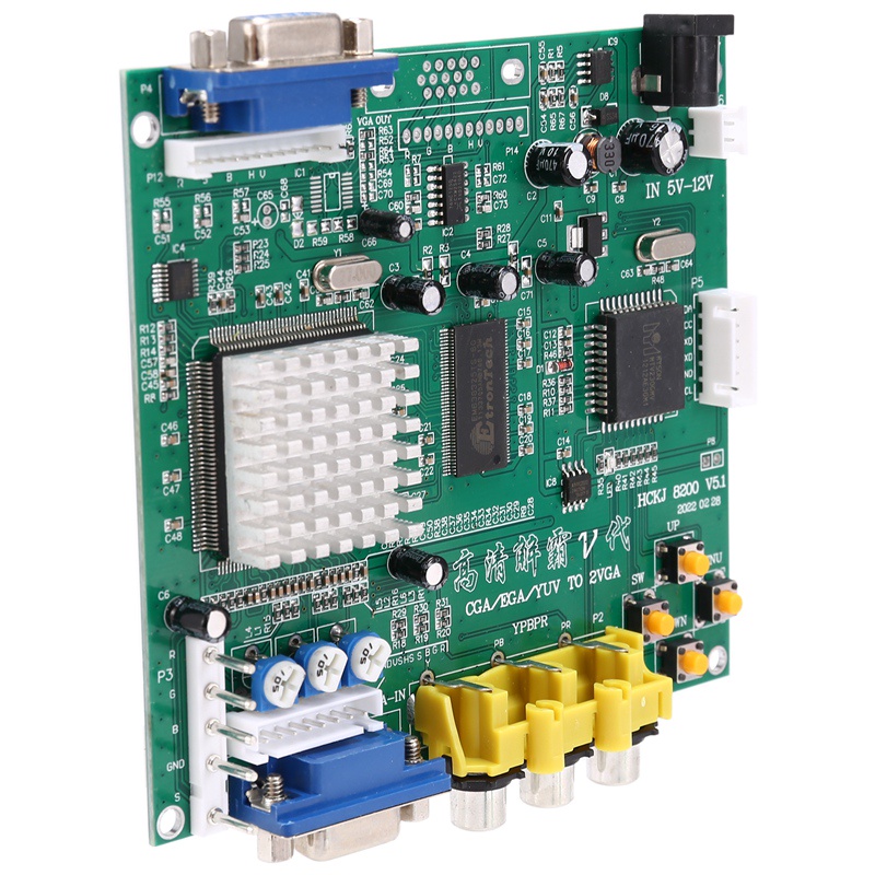 Bảng Mạch Chuyển Đổi GBS8200 CGA / EGA / YUV / RGB Sang VGA Cho Màn Hình LCD GBS-8200