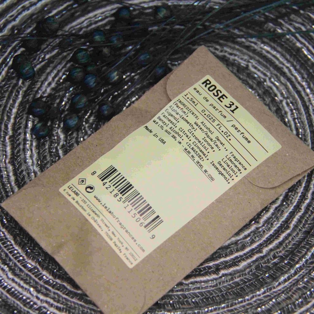 Nước hoa mini Le Labo Rose 31 1.5ml nhỏ nữ nam Hương thơm