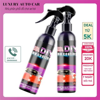 Bình xịt nano ceramic phủ nano chống nước kính ô tô - wax phủ bóng xe xịt bóng ô tô xe máy - diy nano coating 200ml
