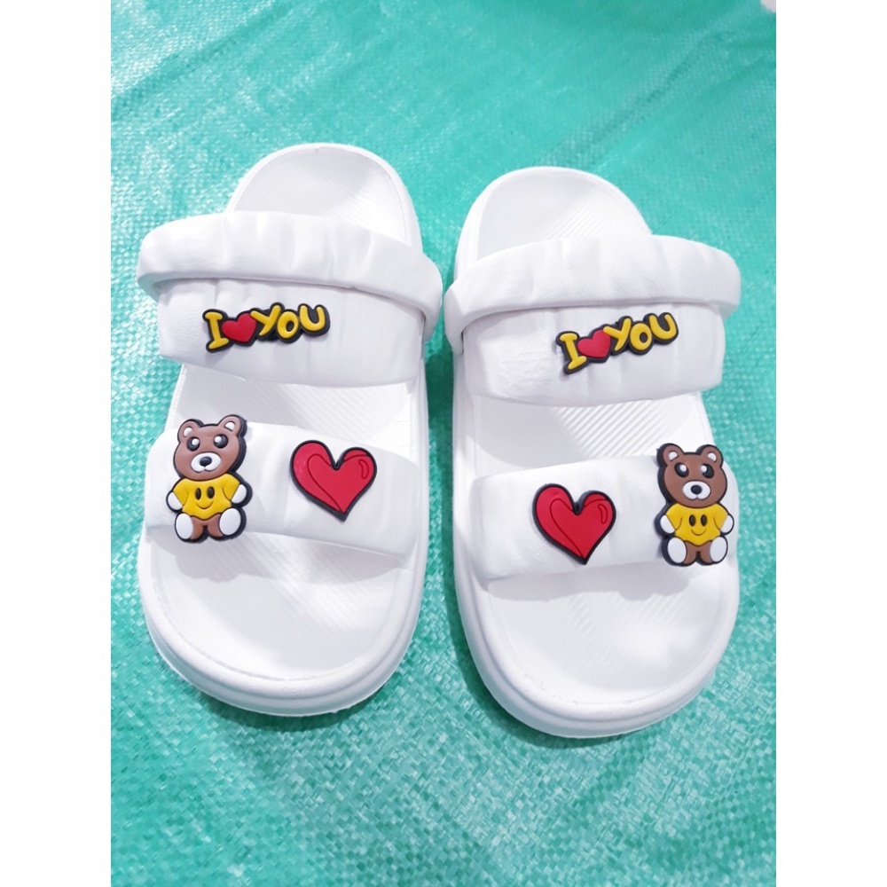 Dép sandal - dép đi trong nhà siêu nhẹ gắn sticker dễ thương