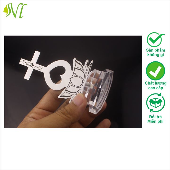 Mặt dây chuyền phong thuỷ treo nhà treo xe hơi Thiên Tâm Đạo Người Đẹp Vì Lụa không đen xài nước tốt