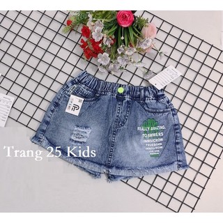 Quần Jean giả váy bé gái  23-25kg hàng Việt Nam K41 - Lẻ size - 23-25kg