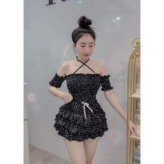 sét đùi chấm bi bẹt vai bigsize