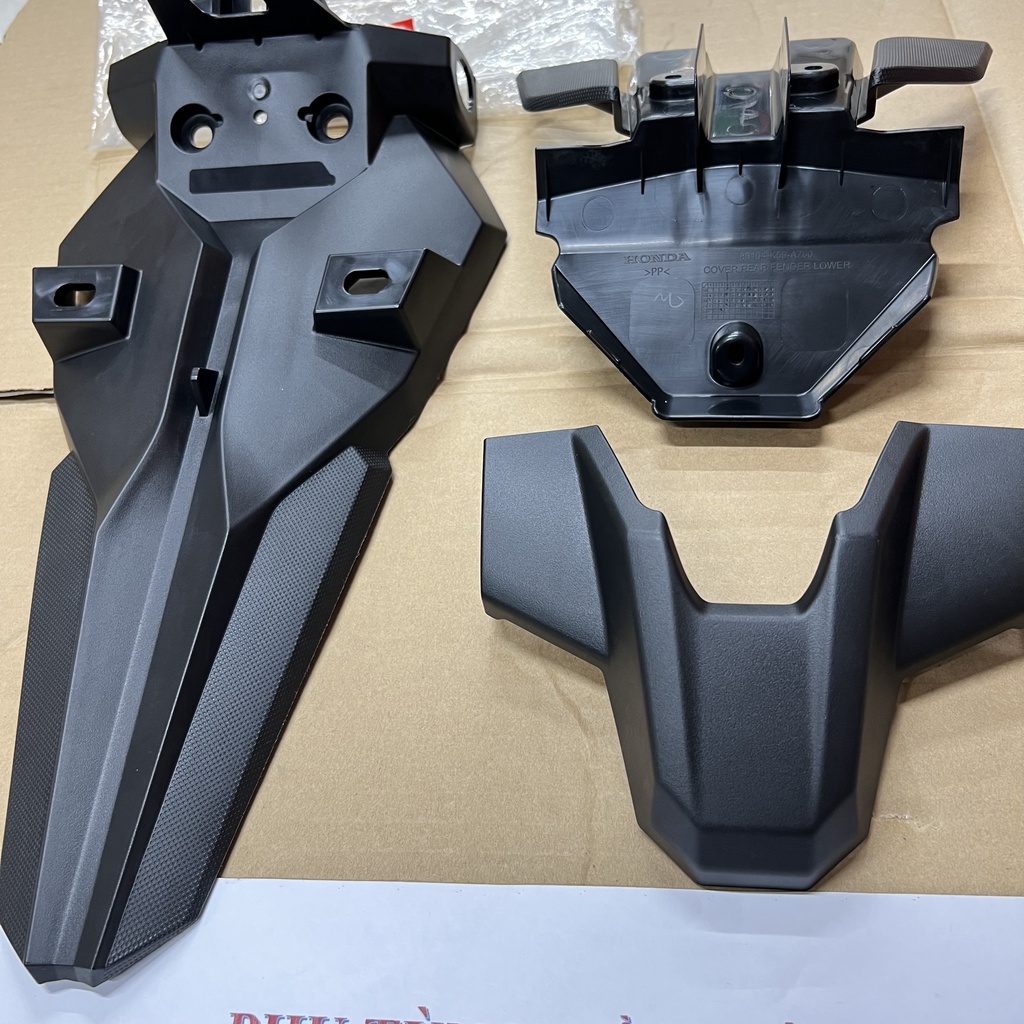 Bộ dè đuôi  sau Vario 2018, Click 2018 nhập khẩu chính hãng Honda Thailand - PT HỒNG ÂN