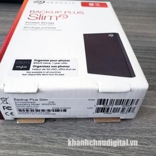 Ổ Cứng Di Động Seagate Backup Plus Slim 2TB NEW