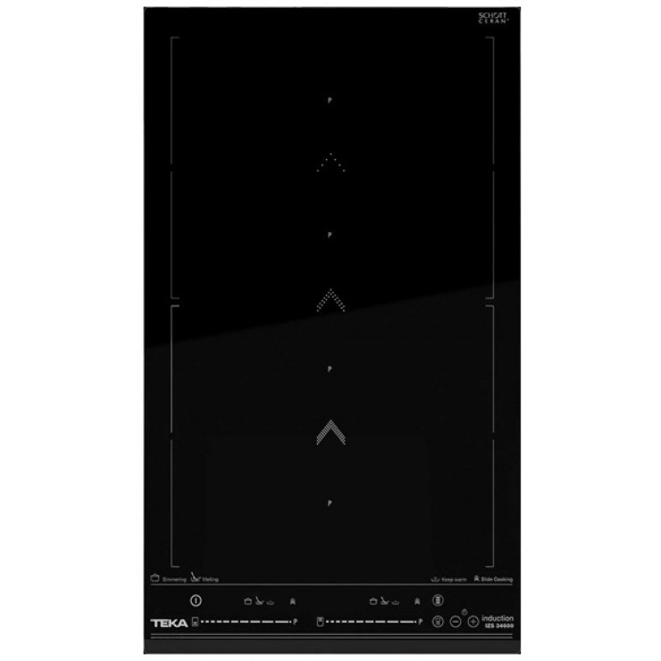 Bếp Từ Modular TEKA IZS 34600 DMS - Bếp từ lắp âm, Kính Ceramic, Đen, 2 Vùng Nấu, 3500W