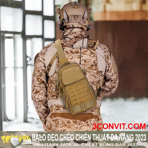 Balo đeo chéo thời trang phong cách chiến thuật 2023