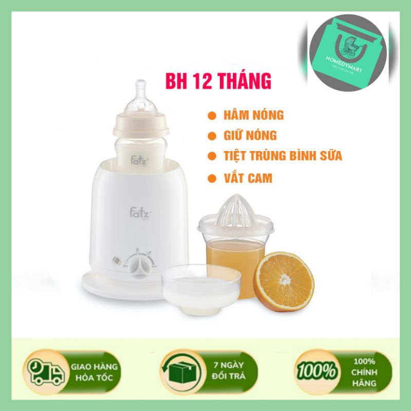 (GIÁ TỐT)Máy hâm sữa fatz baby momo 2, máy hâm sữa fatzbaby 4 chức năng, giữ ấm, hâm sữa, hâm thức ăn, vắt cam tiện lợi