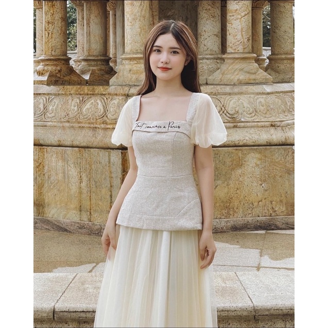 Rập giấy Áo nữ cổ vuông dáng ôm peplum sành điệu( rập giấy cắt sẵn- không phải quần áo )