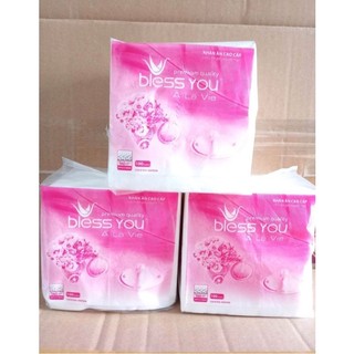 Khăn ăn napkin cao cấp bless you alavie 23x23 100 tờ - 123