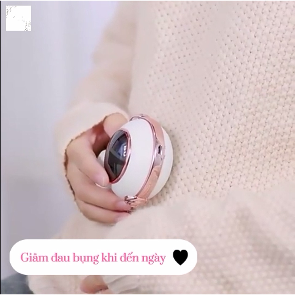 Máy sưởi ấm mini cầm tay chườm ấm bụng màn hình LED nhựa ABS siêu an toàn pin 6000mah - KILIG SHOP