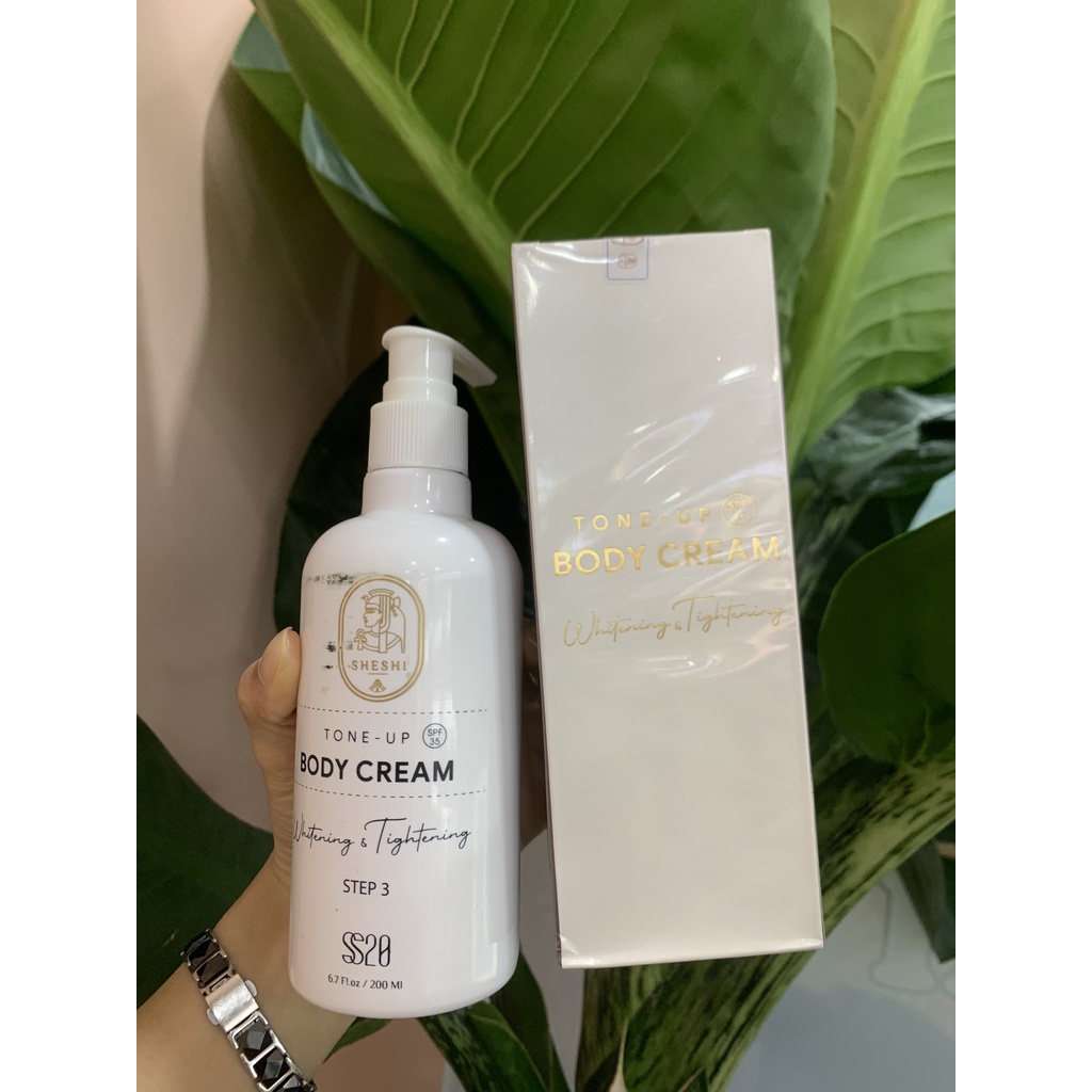 MẪU MỚI] Kem Dưỡng Trắng Toàn Thân SheShi SS20 - Tone Up Body Cream 200ml