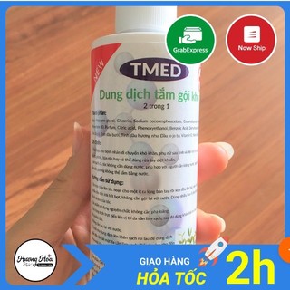 TẮM GỘI KHÔ 2in1 GEL (200ml), cho NGƯỜI BỆNH, trông người bệnh, sau phẫu thuật, sau sinh, du lịch