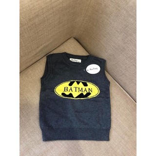 Áo gile len bé trai batman