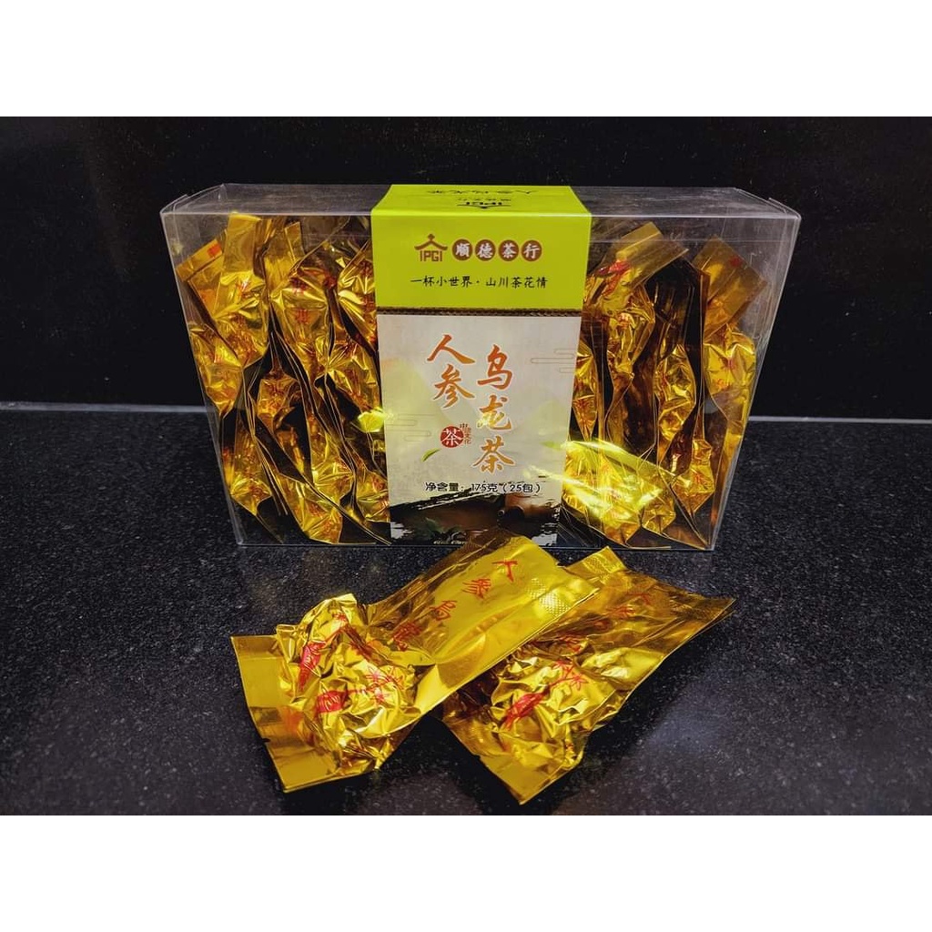 Trà Ô Long Nhâm Sâm ( 25 gói nhỏ , vị ngọt đượm , giảm chất béo , ấm dạ dày , lợi tiểu )