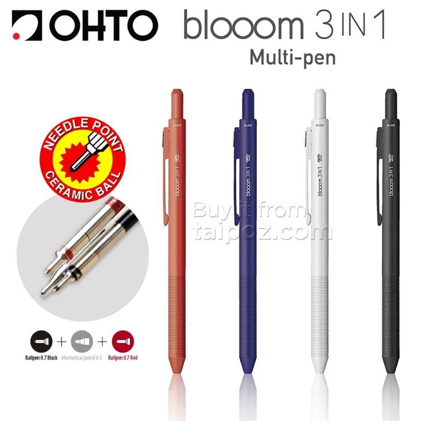 - BÚT BẤM ĐA NĂNG OHTO BLOOOM 3-IN-1