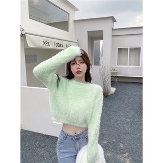 Áo Len Nữ Dài Tay Kiểu Hàn Quốc