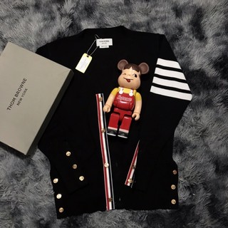 Áo khoác len cardigan Thom Brown cúc vàng cao cấp