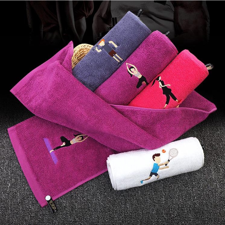Khăn Lau Mồ Hôi Thể Thao Yoga Pilates Siêu Thấm Hút Mềm Mại Không Xù Lông, Dễ Dàng Vệ Sinh