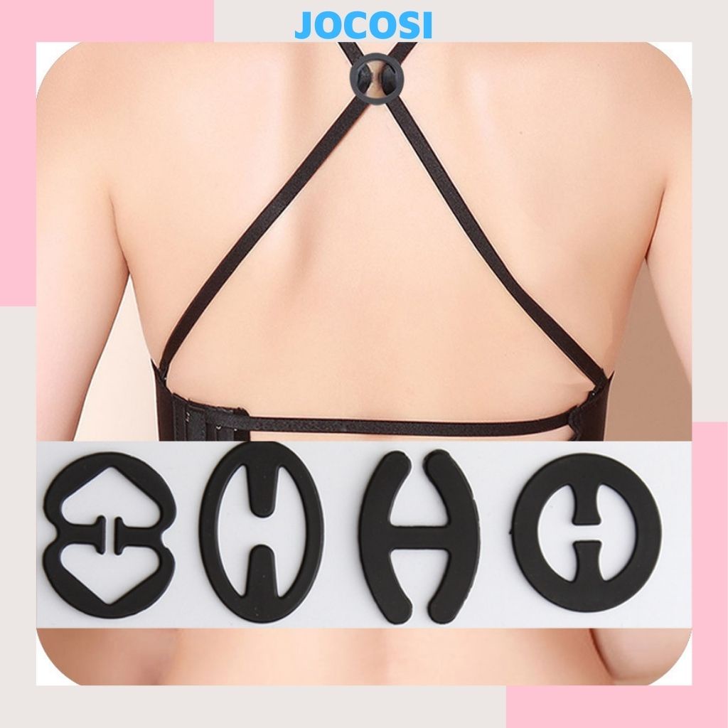 Kẹp điều chỉnh dây áo ngực, giúp giấu dây áo tiện lợi dễ sử dụng JOCOSI 0484