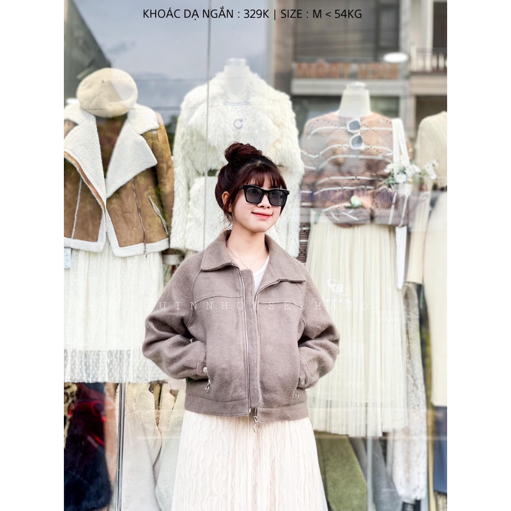 ÁO KHOÁC DẠ NGẮN XINH