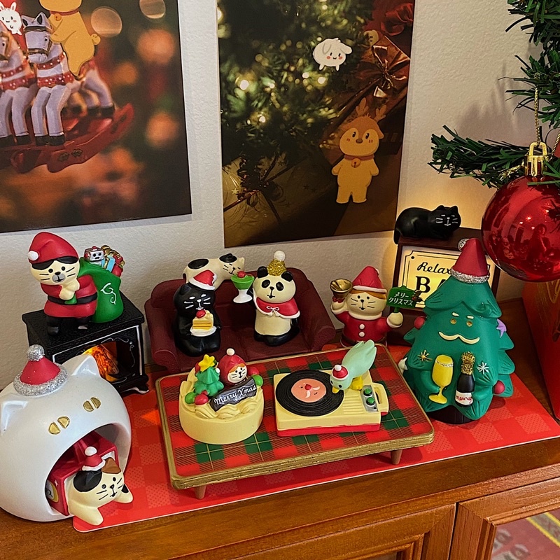 Mô hình mèo chủ đề lễ hội giáng sinh 2022