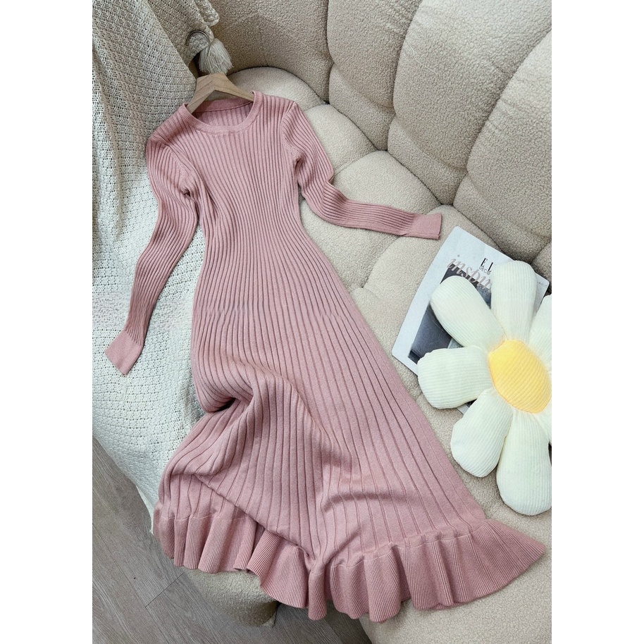 ĐẦM LEN TĂM ĐUÔI BÈO - LEN 29