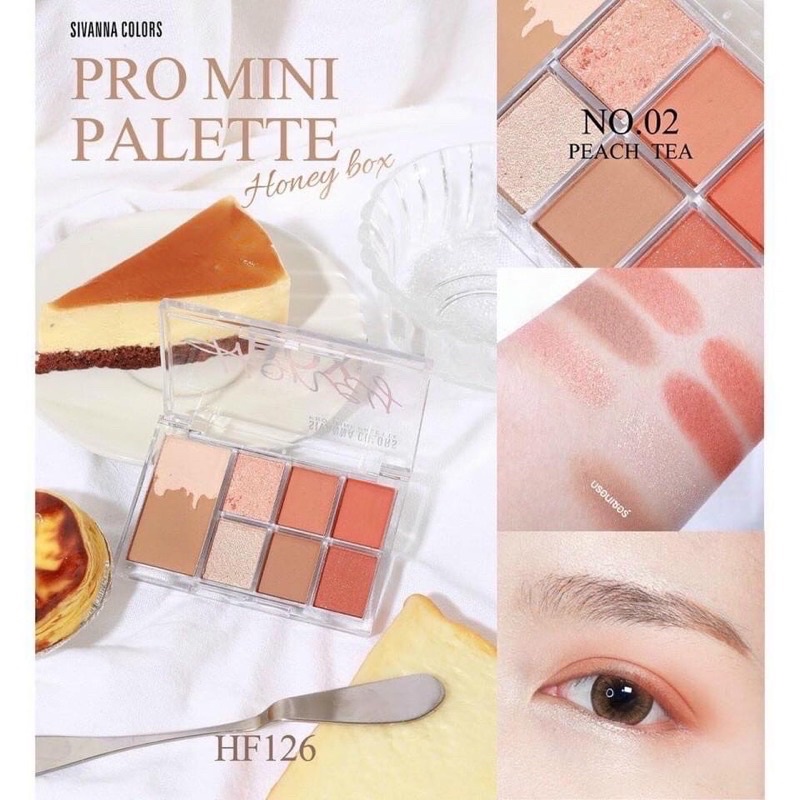 Bảng Phấn Mắt Sivanna Colors Honey Box Eyeshadow Palette 7 ô
