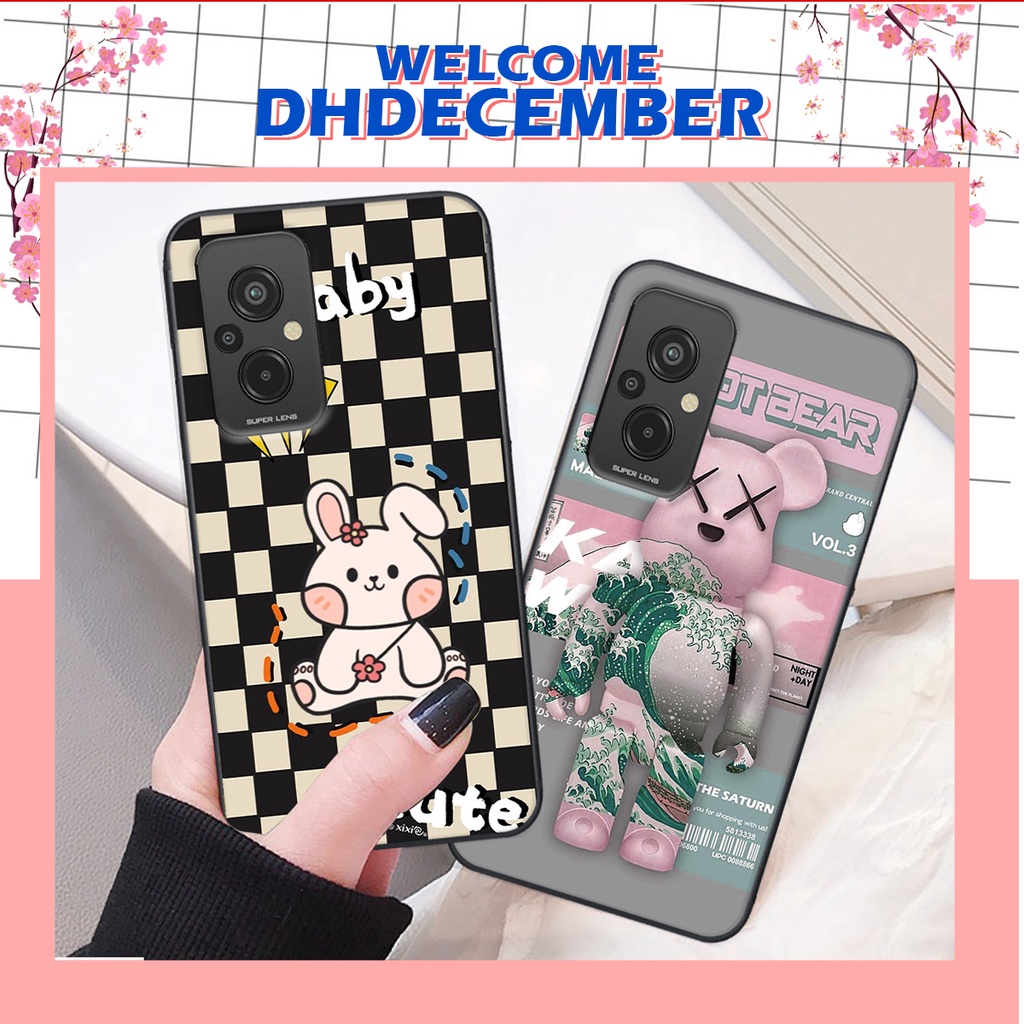 Ốp lưng Xiaomi REDMI 11 PRIME 4G - 5G in hình GẤU HỒNG-GẤU BE3R -XINH XẺO CỰC ĐẸP