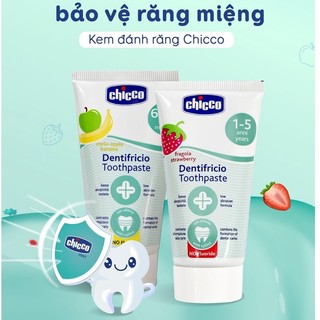 Kem đánh răng trẻ em Chicco từ 6 tháng đến 5 tuổi