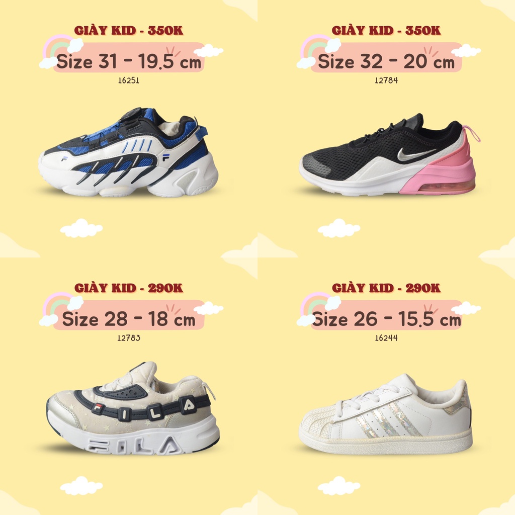 Giày 2hand Thể Thao trẻ em vintagekicks