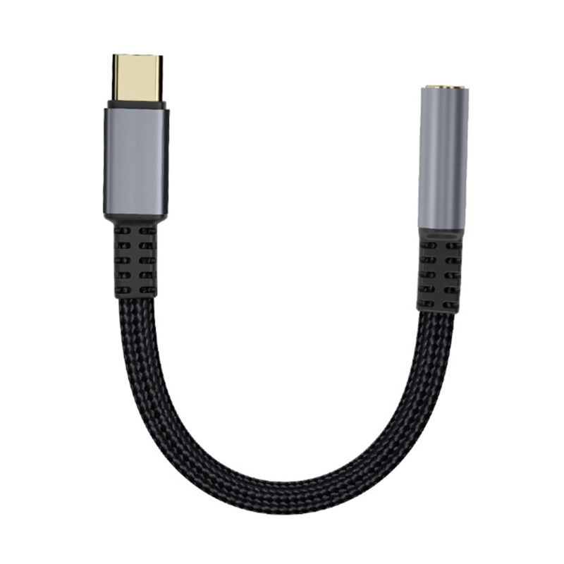 Cáp Chuyển Đổi USB Type C Sang 3 5mm Aux 4 9in HIFI Chuyên Dụng Chất Lượng Cao