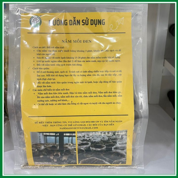 Nấm Mối Đen Sấy Thăng Hoa, Nấm mối đen sấy khô chuẩn Vietgap