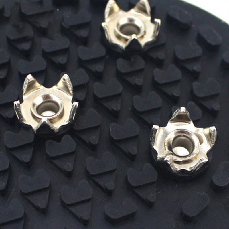 1 Cặp Kẹp Đá 5 Răng Chống Trượt Cho Giày / Đi Trên Tuyết / Leo Núi / Du Lịch Ngoài Trời