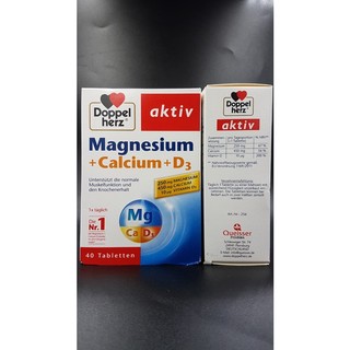 Magnesium Calcium D3 hộp 40 viên của Đức