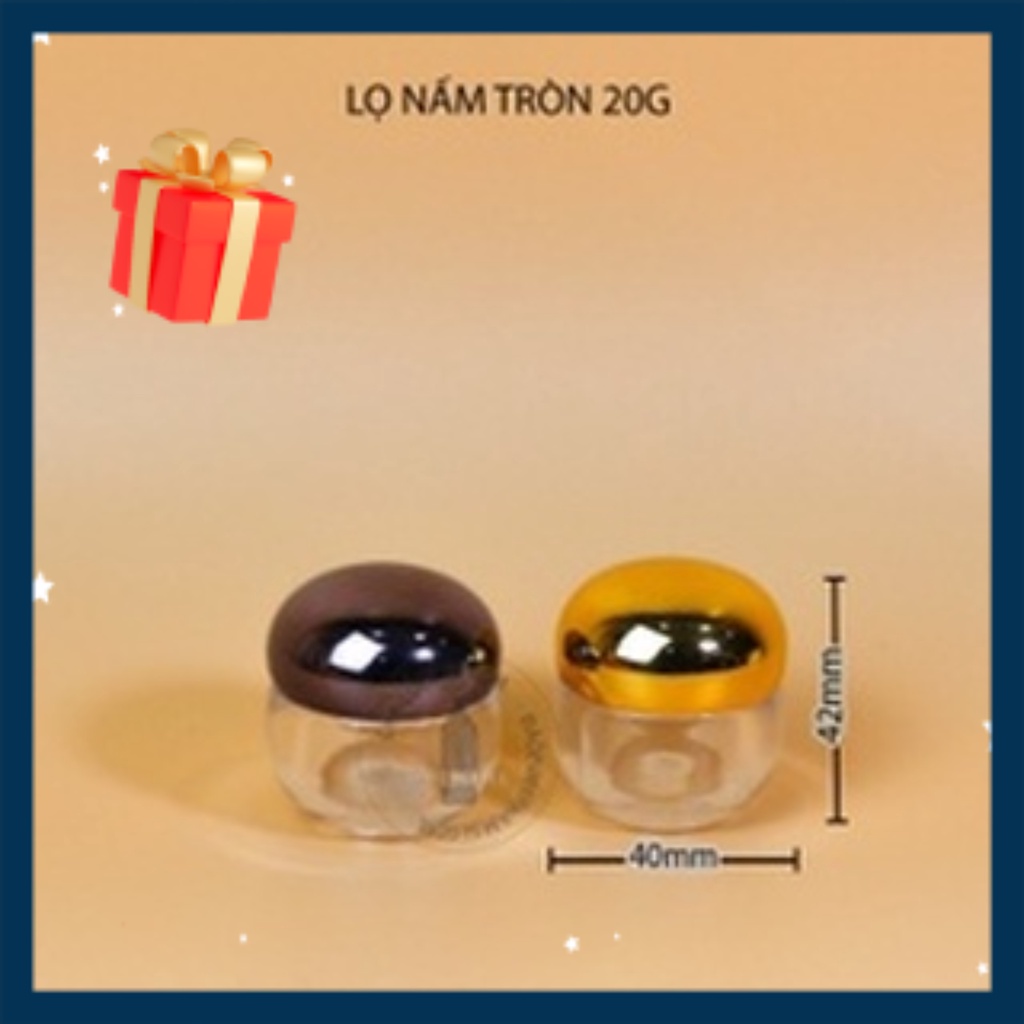 HŨ ĐỰNG KEM NẤM 20GRAM MÀU SẮC
