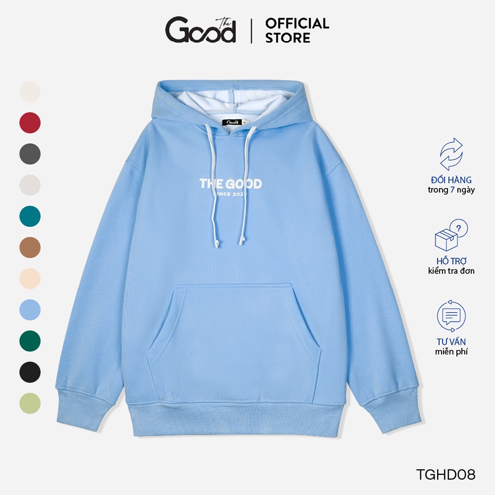 Áo Nỉ Lót Lông Có Mũ Thời Trang THE GOOD/ Basic Hoodie