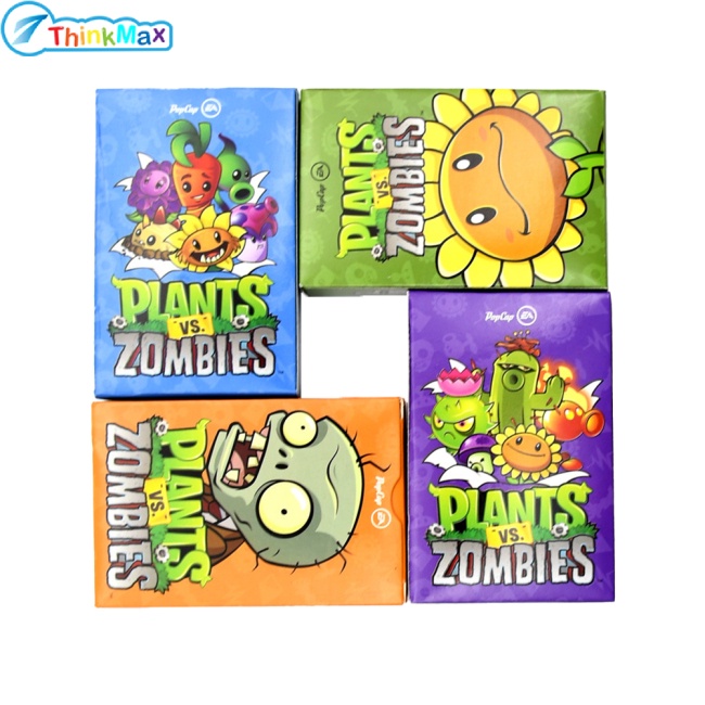 Thinkmax Hộp thẻ bài THINKMAX nhân vật game Plants vs Zombies làm bộ sưu tập trang trí