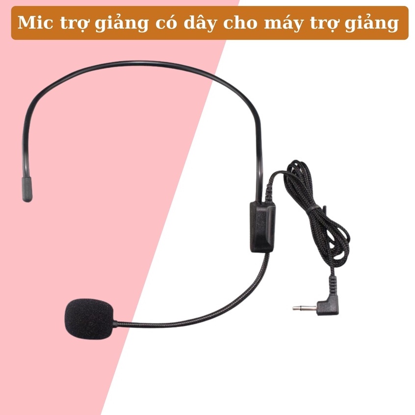 Mic trợ giảng có dây- Micro có dây cho loa trợ giảng