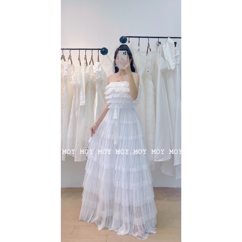 Váy cúp lưới tầng