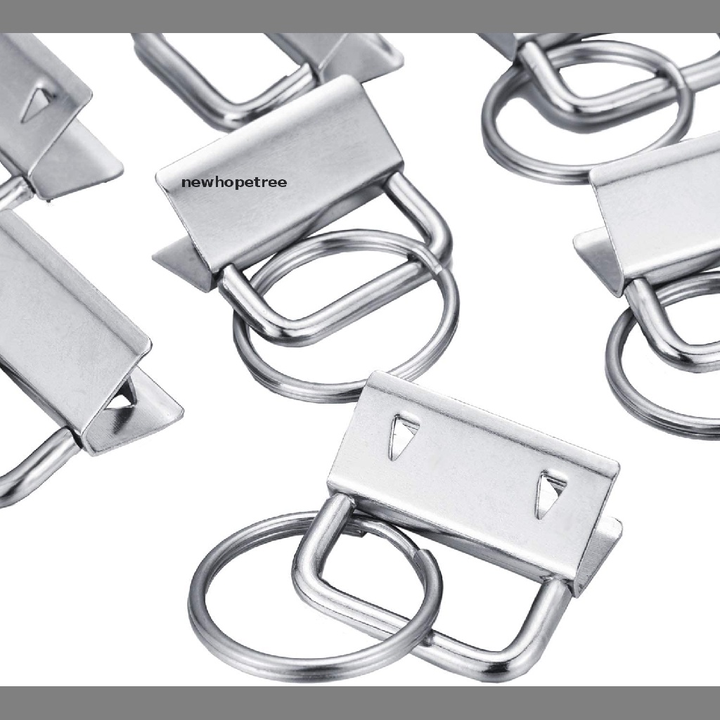 Set 50 Móc Chìa Khóa Cứng Cáp Kèm Dây Đeo Tiện Dụng Vòng Tay Da Sồi OIK