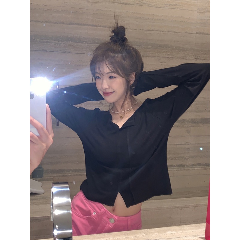 NRVP Áo Thun Nữ Dài Tay Phong Cách Hàn Quốc Mới 2023