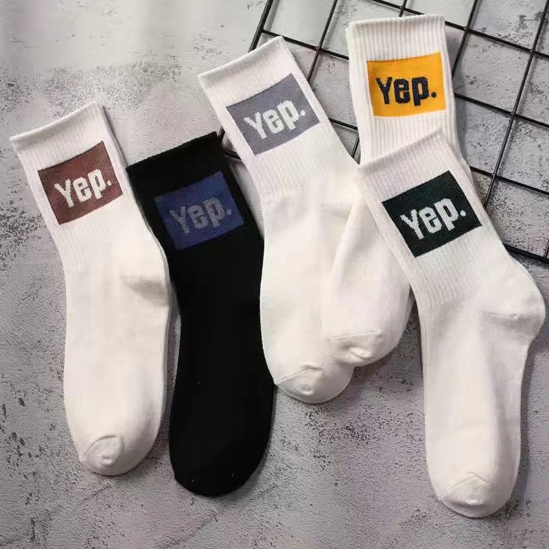 Tất Cổ Cao In Họa Tiết Dễ Thương Phong Cách Hàn Quốc Thời Trang Thu Đông Cho Nữ