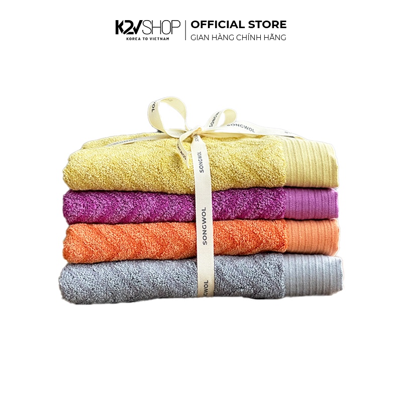 Khăn Tắm Cotton Cao Cấp Chính Hãng Songwol TG SERECT FACE 40 Hàn Quốc 40x80cm (160g/468GMS) - K2V Shop