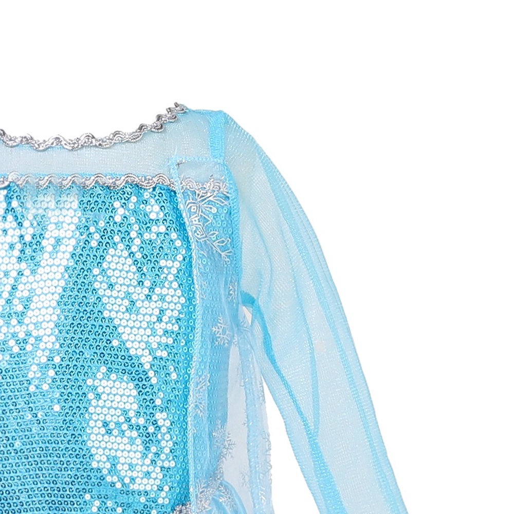 Đầm công chúa Elsa BCBL đính kim tuyến lấp lánh có thể tháo rời cho bé gái